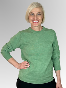 Slade Knitwear is an iconic Australian brand that has been designing and manufacturing quality women's knitwear for over 70 years. Made from Pure New Wool our Crew Neck Pullover is a true classic. Available in&nbsp;a range of great colours, you can't go past Slade for winter knitwear.