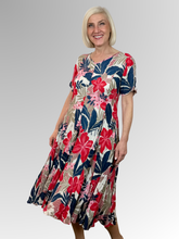 Embrace effortless summer elegance with the Cavailon Godet Dress by Orientique. Beautifully woven from a premium sustainable rayon, this dress delivers a beautifully lightweight, fluid drape that keeps you cool and comfortable all day long.