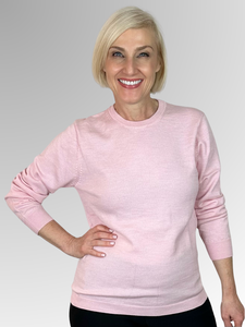 Slade Knitwear is an iconic Australian brand that has been designing and manufacturing quality women's knitwear for over 70 years. Made from Pure New Wool our Crew Neck Pullover is a true classic. Available in&nbsp;a range of great colours, you can't go past Slade for winter knitwear.