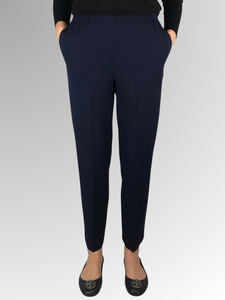 Stretch, Style & Comfort! Made in Australia from Poly/Viscose/Elastane, our Petite Length Thermal Pant is warm and cosy for winter. With elastic sides and back as well as pockets, this slim legged pant is the perfect length for the slightly shorter woman whose tired of having to always shorten their pants.