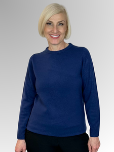 Our classic Crew Neck Cashmilon Pullover is made from a "cashmere like" acrylic yarn. This low allergy fibre is the perfect choice for a beautifully soft, easy care knit. It's warm and cosy, machine washable and available in a variety of superb colours.