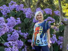 Elevate your wardrobe with the Bagoraz Fortunata Top, crafted in Portugal for women who cherish vibrant colour, fine detailing and outstanding comfort. Made from an ultra-soft blend of viscose and elastane, this relaxed yet refined top showcases delicate spliced accents, enhanced by elegant stitch and stud embellishments along the neckline, delivering a polished and sophisticated aesthetic. Allow Bagoraz to introduce a subtle yet captivating touch to your look.