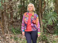 Embrace your individuality with this fun, easy to wear jacket! Orientique delivers with vibrant colours, exquisite craftsmanship, and modern yet comfortable designs. Made by Orientique's talented artists, the Stones Multi Long Sleeve Print Jacket boasts a cozy blend of Cotton/Spandex and a striking abstract pattern in a bold multicoloured design.