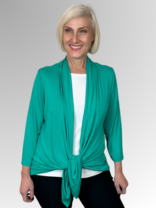Our Bamboo Cardi is made from 95% Bamboo and 5% Spandex making it super light and silky soft.&nbsp;Being&nbsp;a breathable fabric it draws moisture away from your body keeping you cool. Available in a range of beautiful colours, you'll buy one and come back for more. Best of all, they’re&nbsp;"Made in Australia".