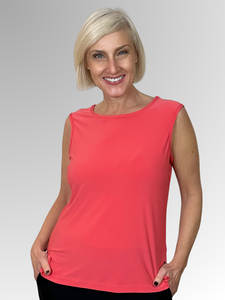 Our Classic Cami is the perfect addition to your basic collection. Available in 10 colours, you’ll find it’s just the piece you need for under all your jackets. Made in Australia from Poly/Spandex, it’s easy to care for and ideal for travelling!